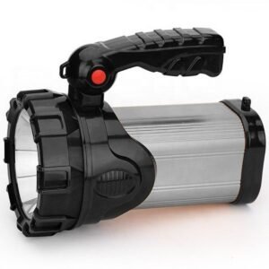 APSAIM 100W Metal Rechargeable Waterproof LED Search Light Torch – Long Range High Power Laser Beam, Heavy-Duty Handle Design