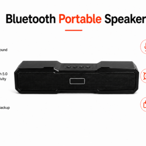 APSAIM Wireless Bluetooth Soundbar Speaker with Deep Bass Audio, Built-in Microphone, Bluetooth 5.0 Connectivity & Long Battery Backup